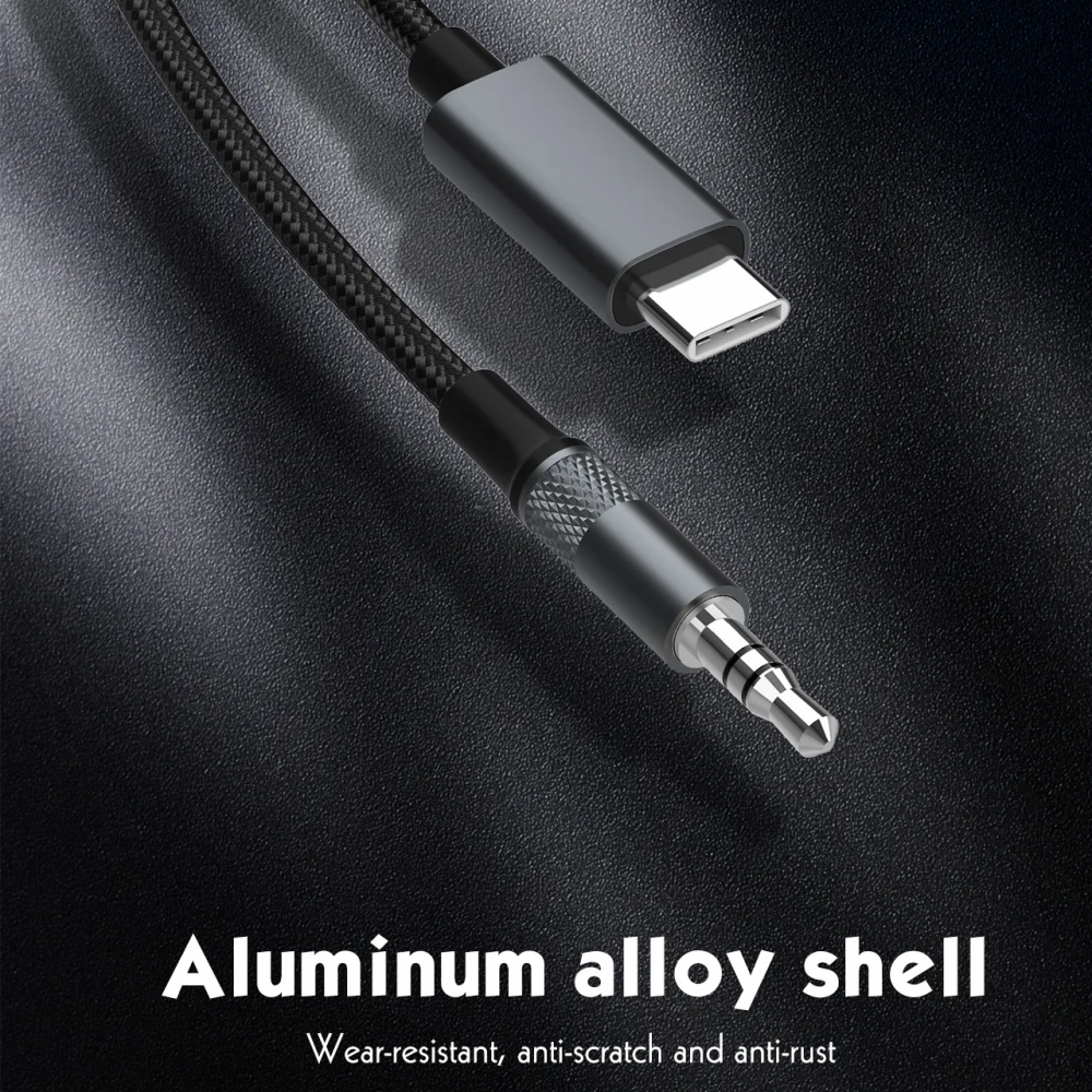 Adapter LDNIO LSY81c Type C na 3.5mm muski beli 1m