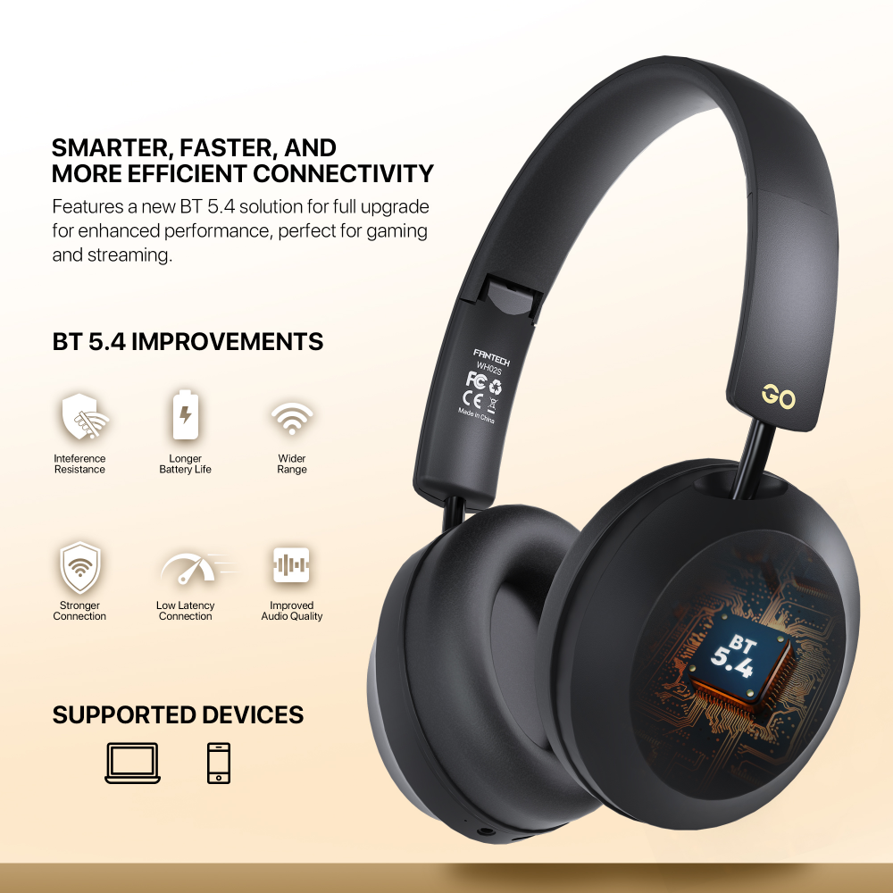 Bluetooth slusalice Fantech GO Air WH02S crne
