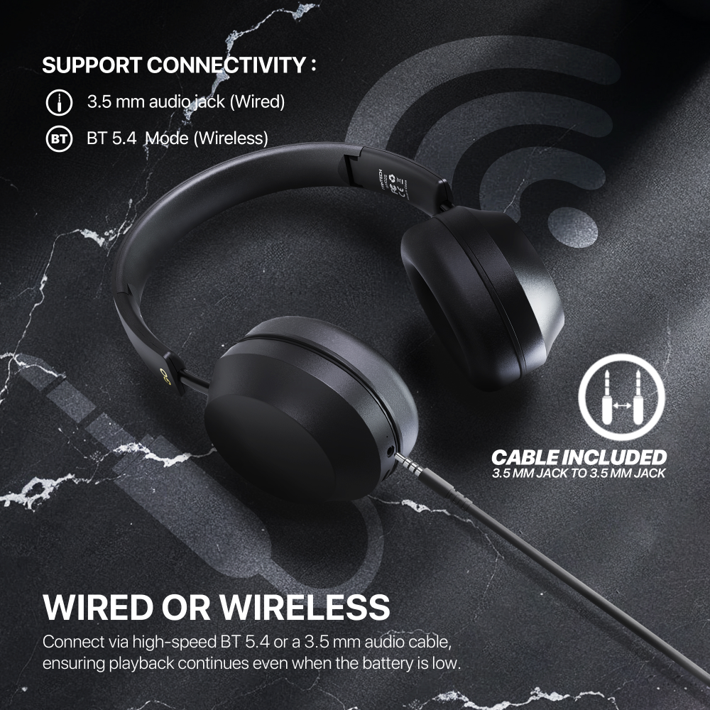 Bluetooth slusalice Fantech GO Air WH02S crne