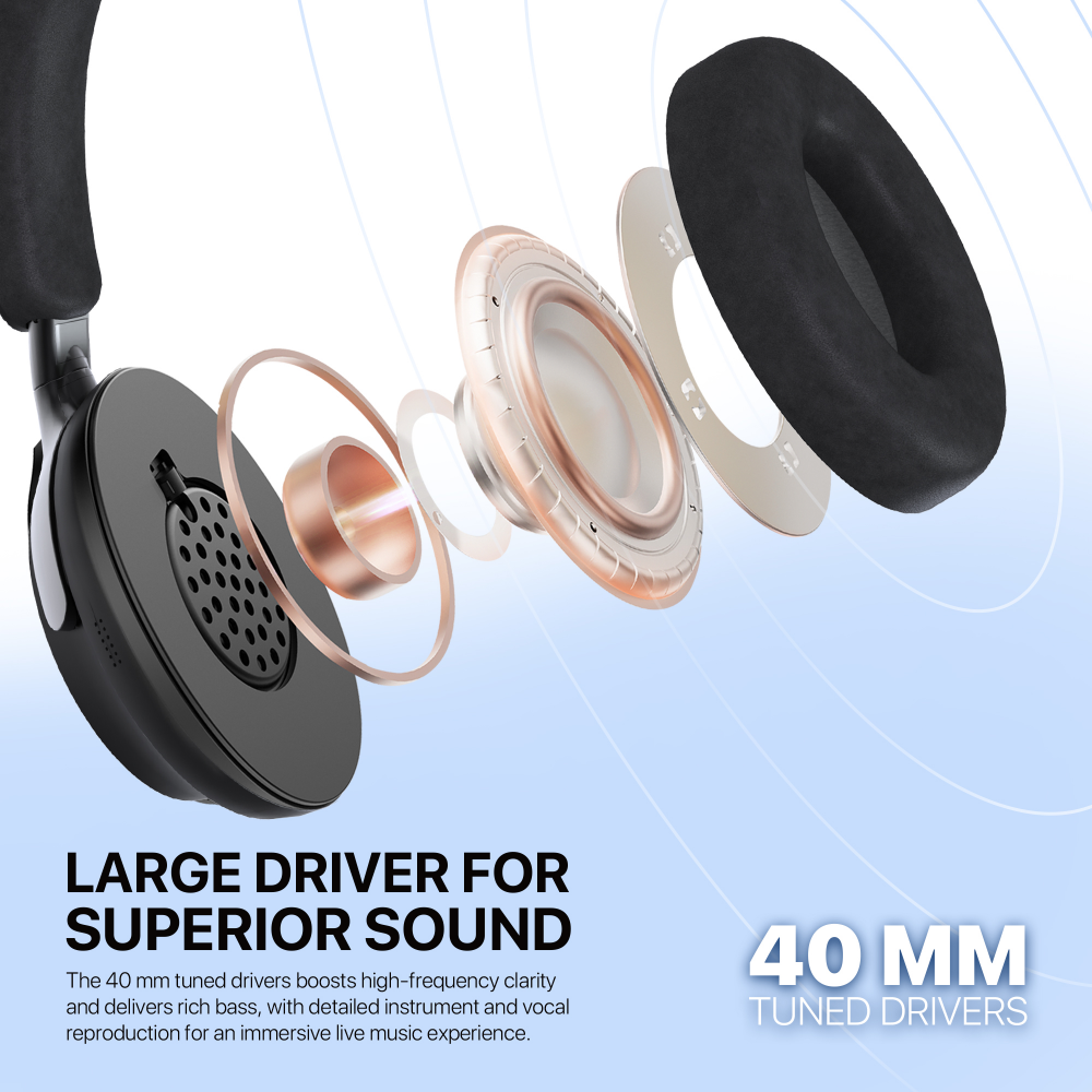 Bluetooth slusalice Fantech GO Flow WH07A sive