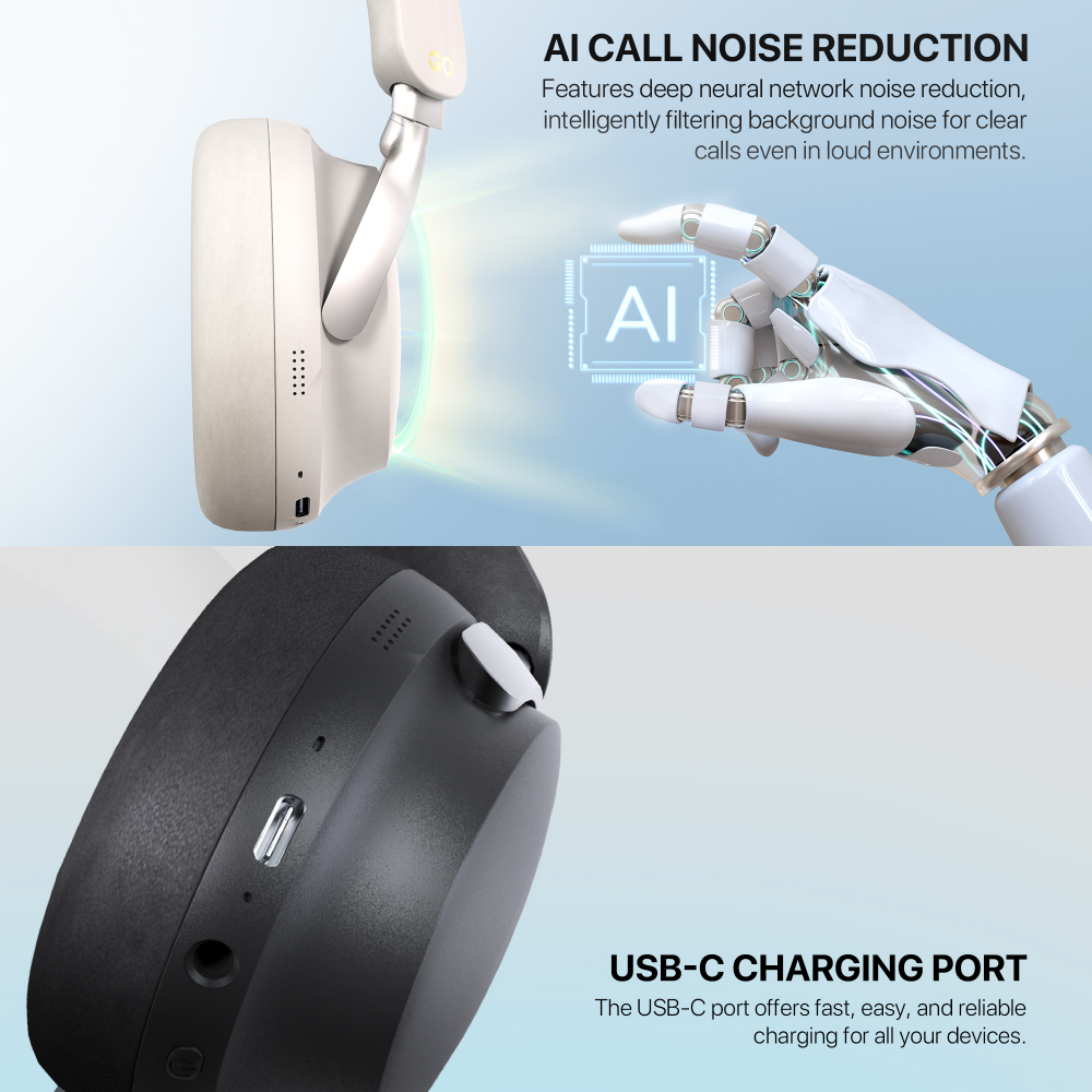 Bluetooth slusalice Fantech GO Flow WH07A sive