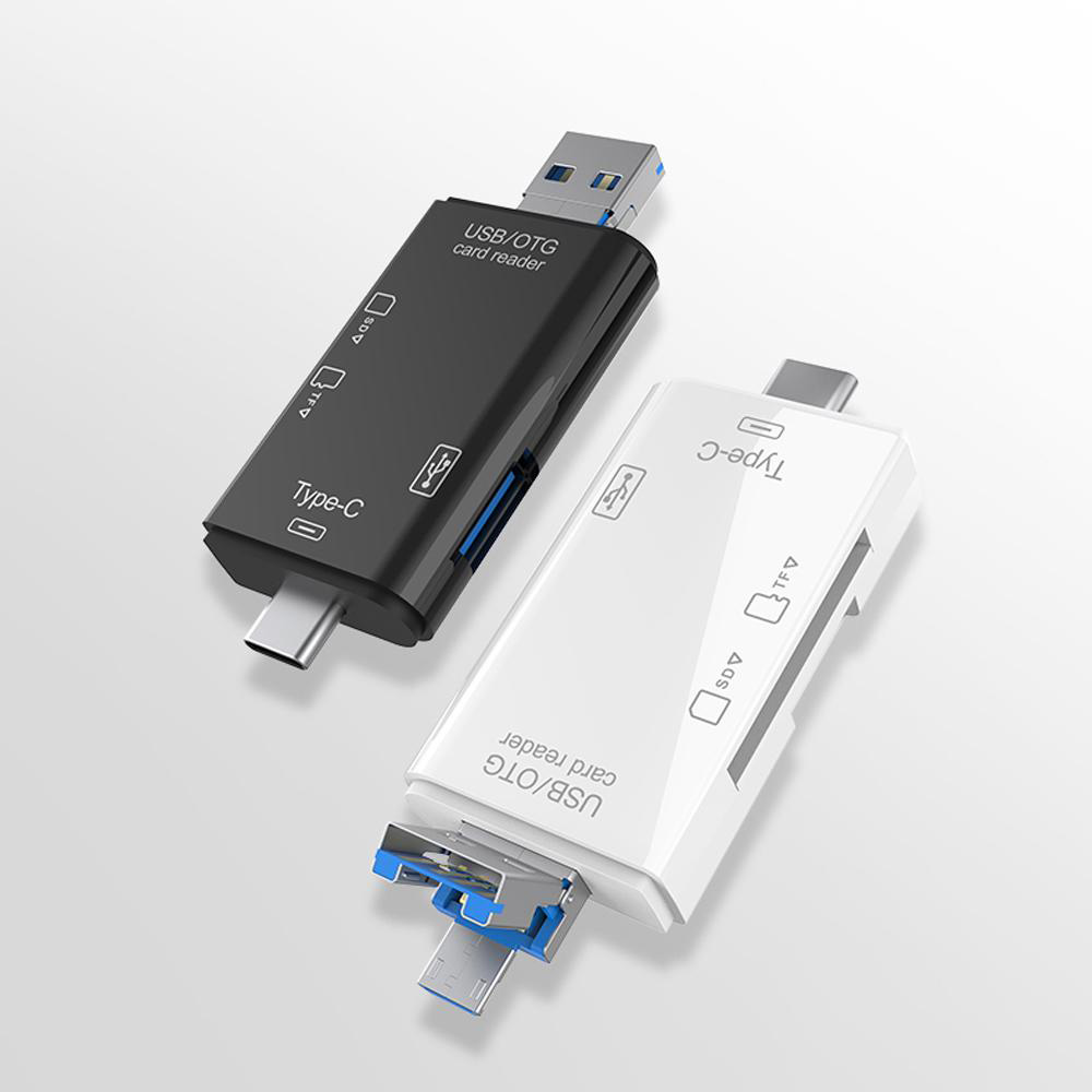 Citac kartica USB JWD 6u1 OTG beli