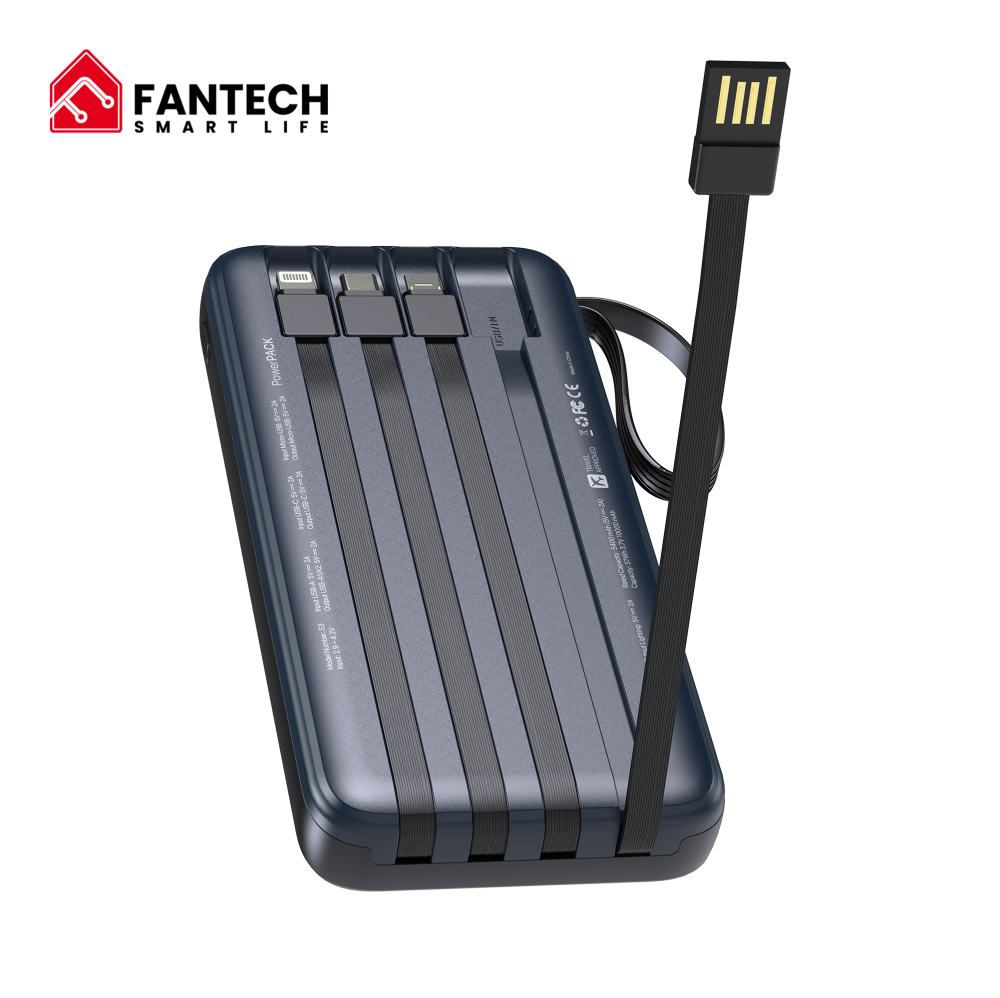 Power bank Prenosiva baterija Fantech S3 10000mAh, 10W crni