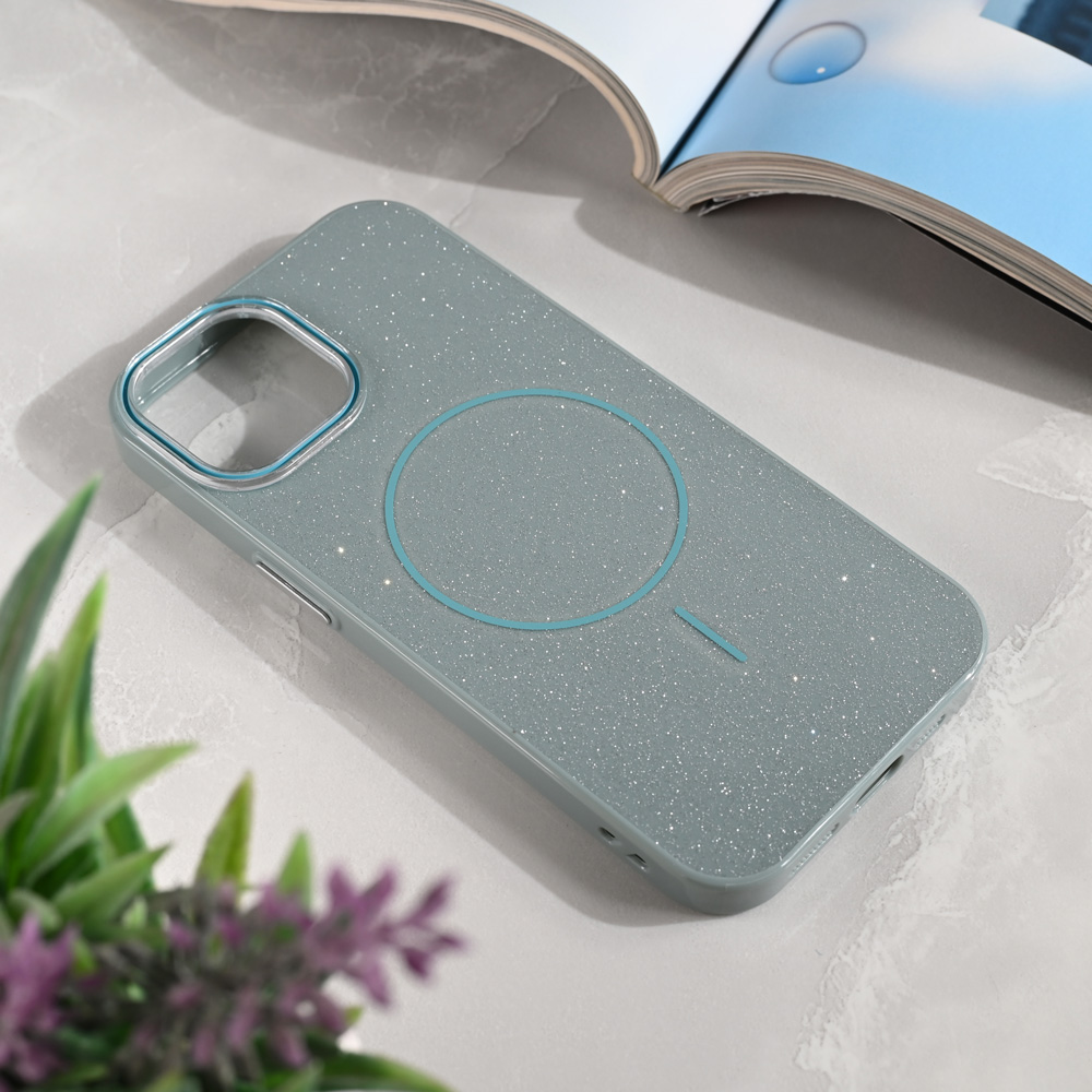 Torbica Magsafe Sparkle Dust za iPhone 15 6.1 zelena