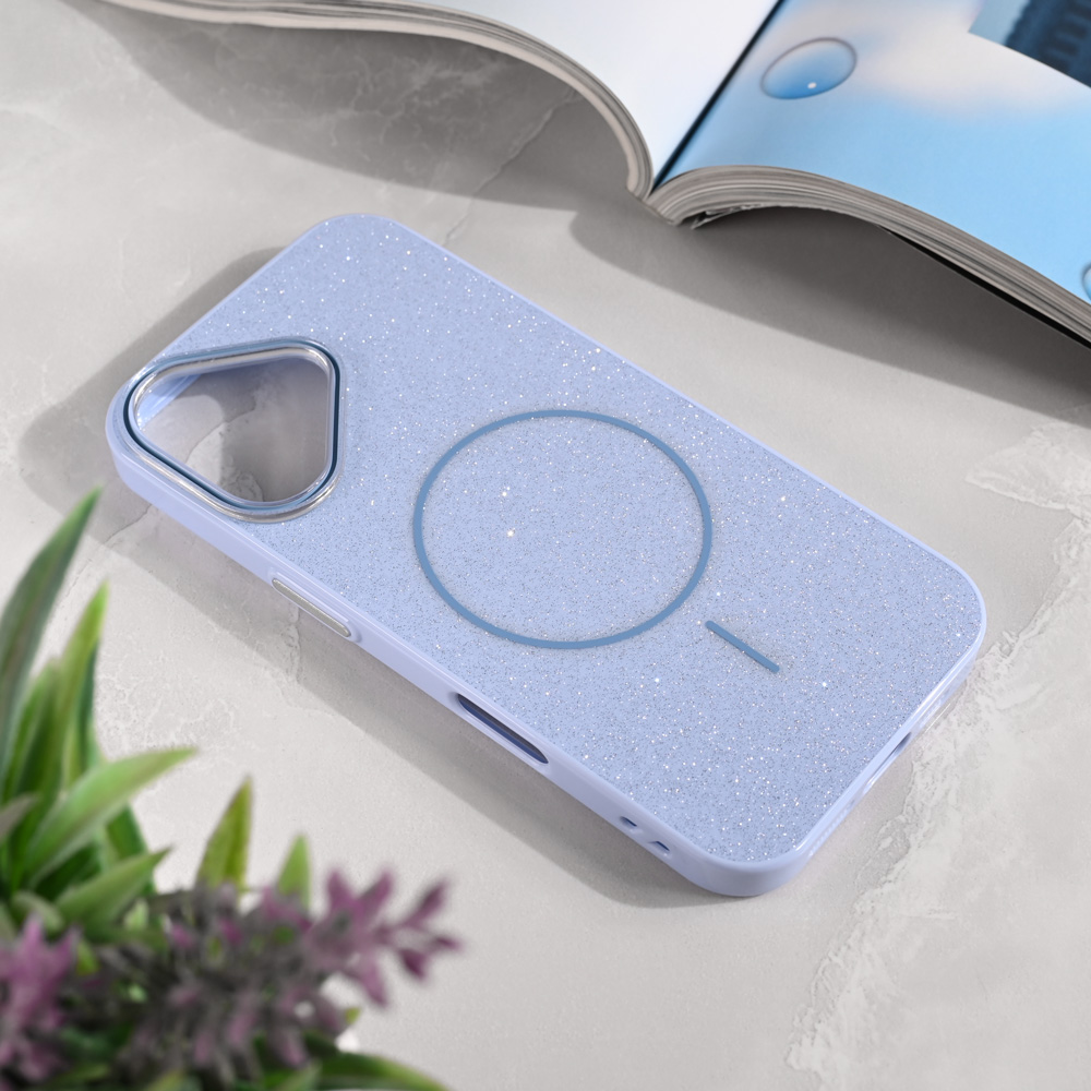 Torbica Magsafe Sparkle Dust za iPhone 16 6.1 plava