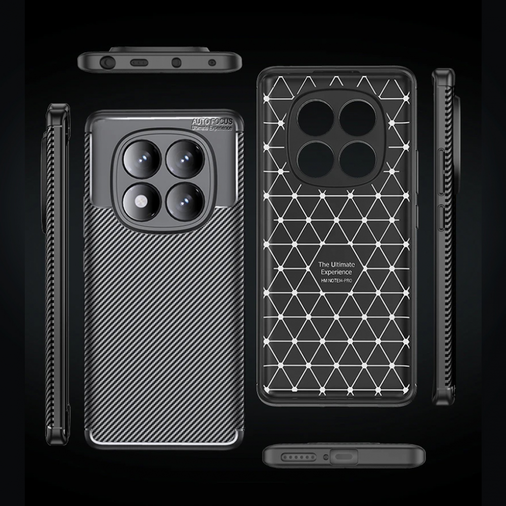 Torbica Defender Carbon za Xiaomi Redmi Note 14 Pro 4G (EU) crna