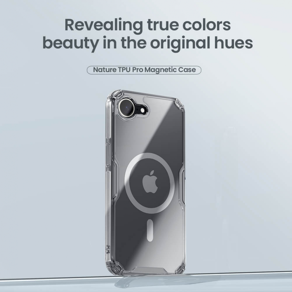 Torbica Nillkin Nature Pro Magnetic za iPhone 16e/17e 6.1 transparent