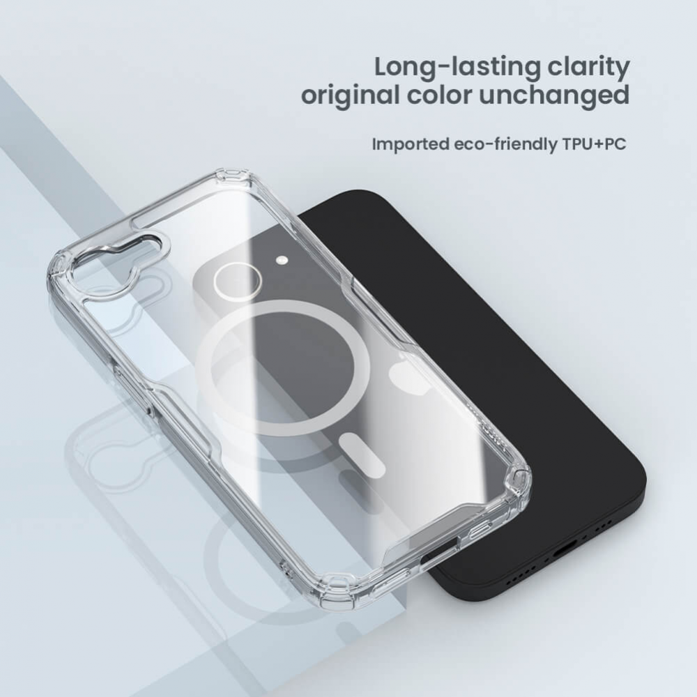 Torbica Nillkin Nature Pro Magnetic za iPhone 16e/17e 6.1 transparent