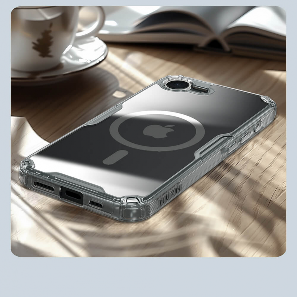 Torbica Nillkin Nature Pro Magnetic za iPhone 16e/17e 6.1 transparent