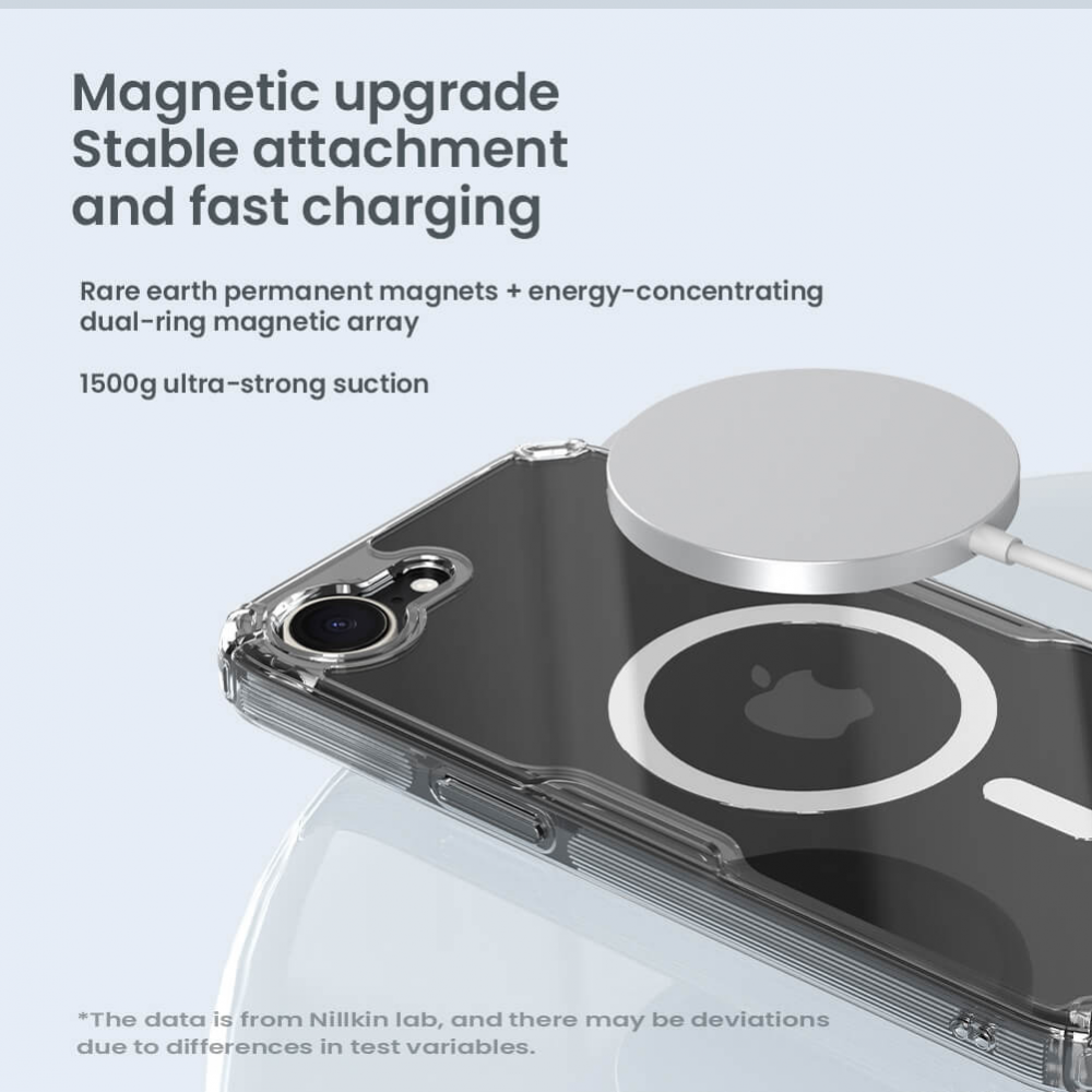 Torbica Nillkin Nature Pro Magnetic za iPhone 16e/17e 6.1 transparent