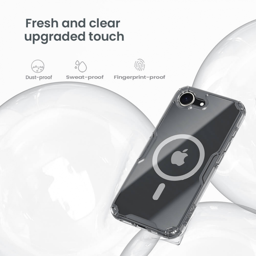 Torbica Nillkin Nature Pro Magnetic za iPhone 16e/17e 6.1 transparent