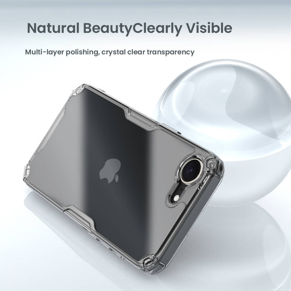 Torbica Nillkin Nature Pro za iPhone 16e/17e 6.1 transparent
