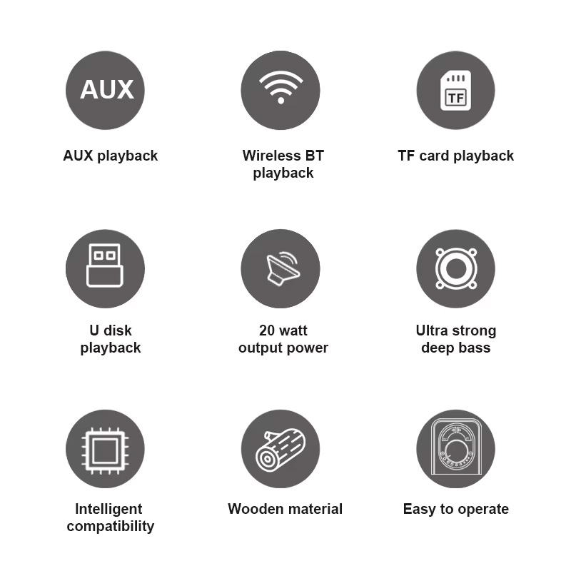 Bluetooth zvucnik Kisonli G103 crni