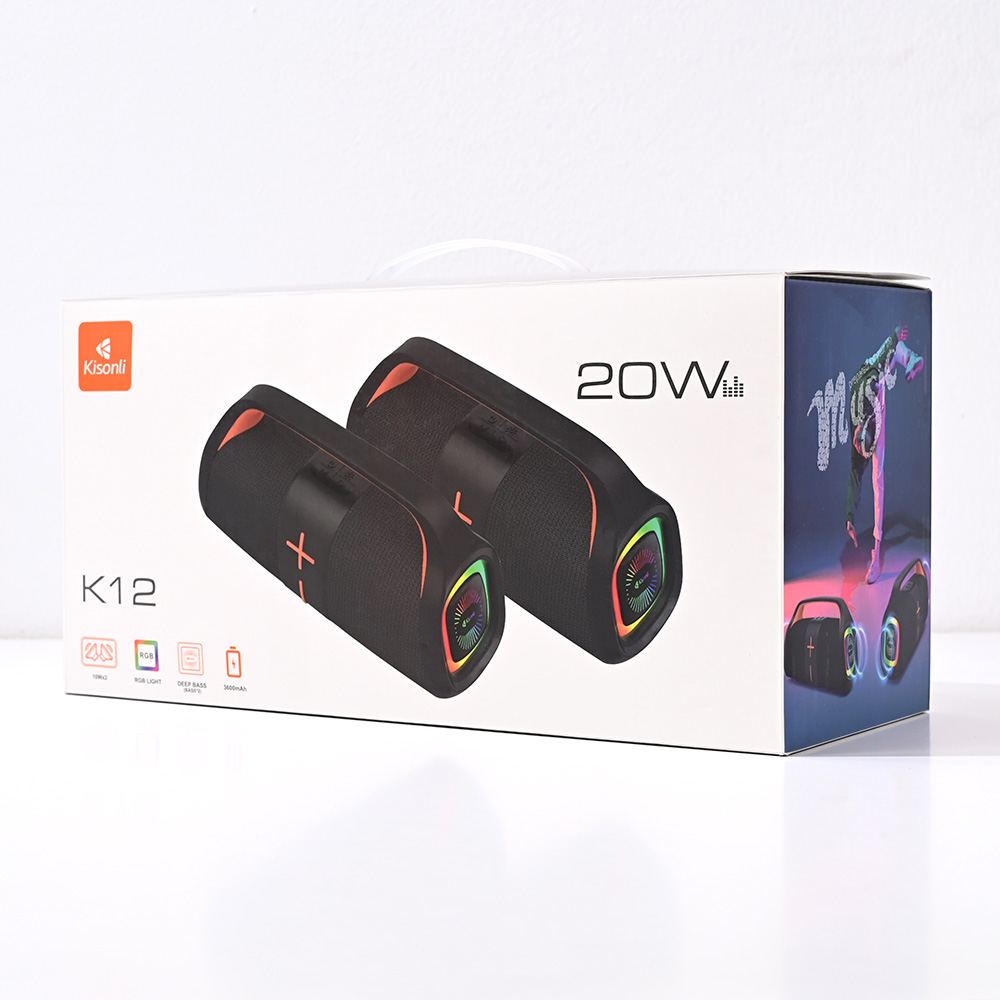 Bluetooth zvucnik Kisonli K12 crni