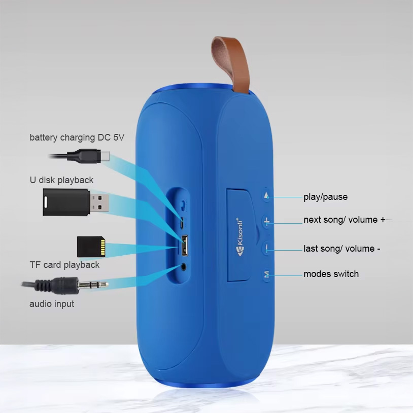 Bluetooth zvucnik Kisonli Q9S crni