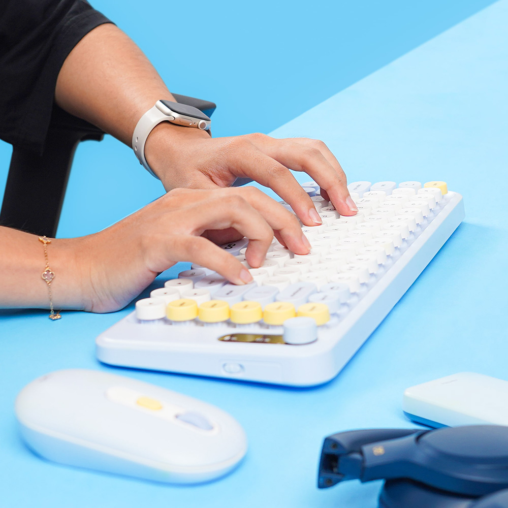 Combo mis tastatura wireless Fantech WK-898 GO mochi85 plava