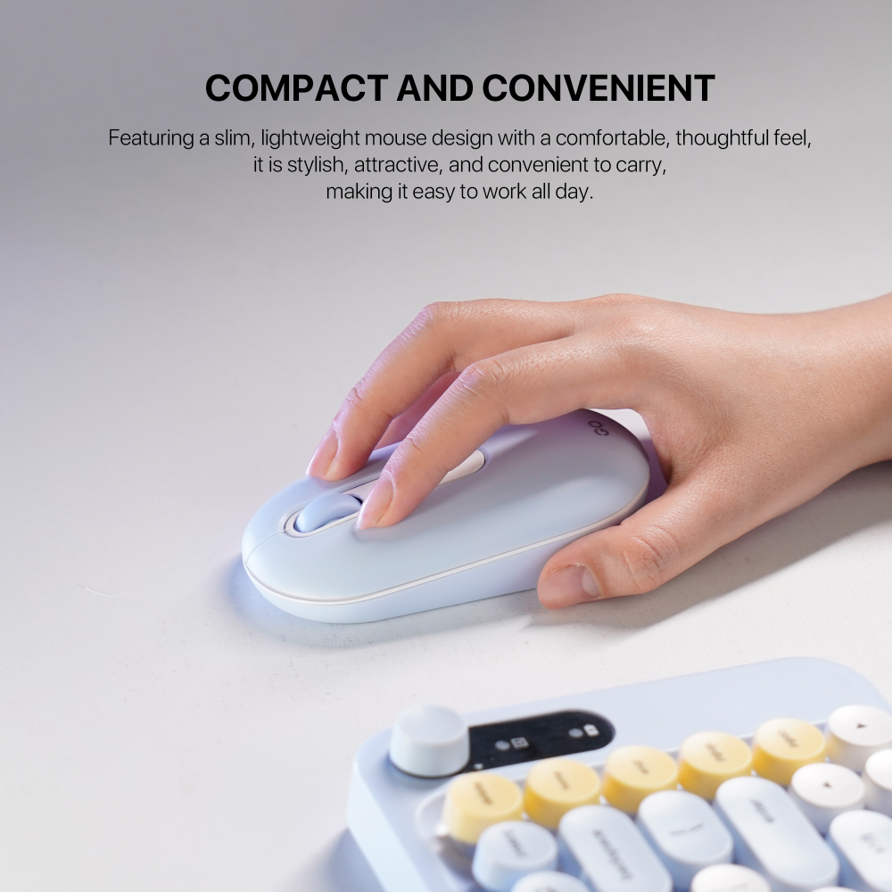 Combo mis tastatura wireless Fantech WK-898 GO mochi85 plava