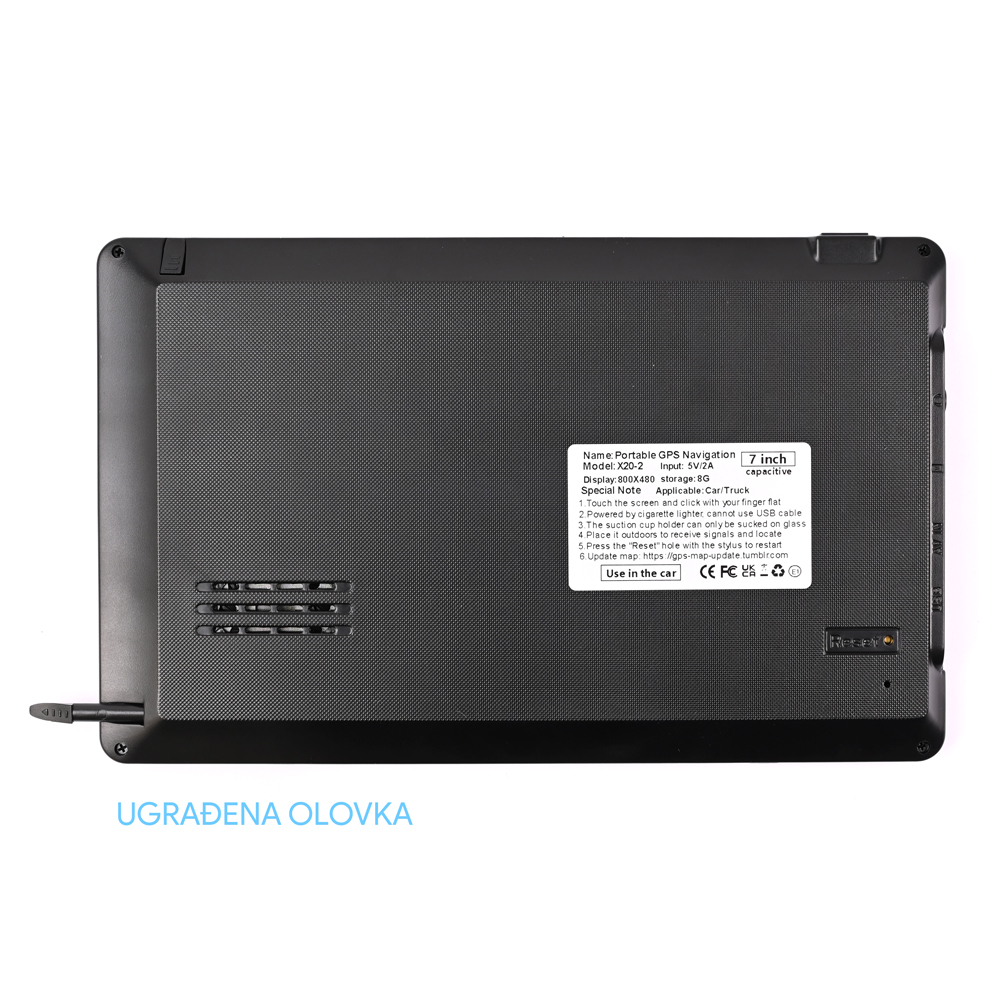 GPS Navigacija X20-2 JWD 7 inca 8GB crna