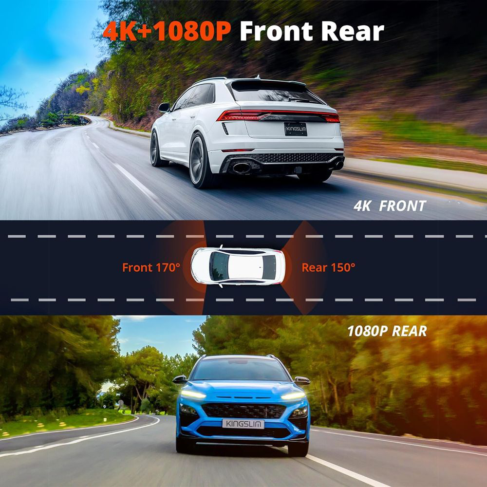 Kamera za Auto DashCam Pro JWD 4K crna