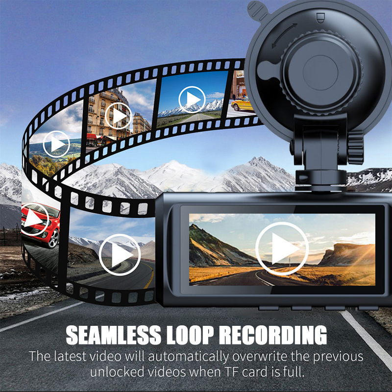 Kamera za Auto DashCam Pro WDR BlackBox JWD 4K crna