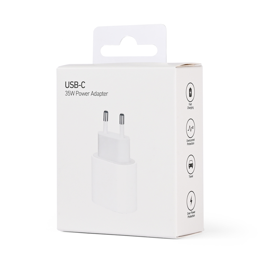 Kucni punjac PD Fast charger 35W za iPhone 15-16 CE beli