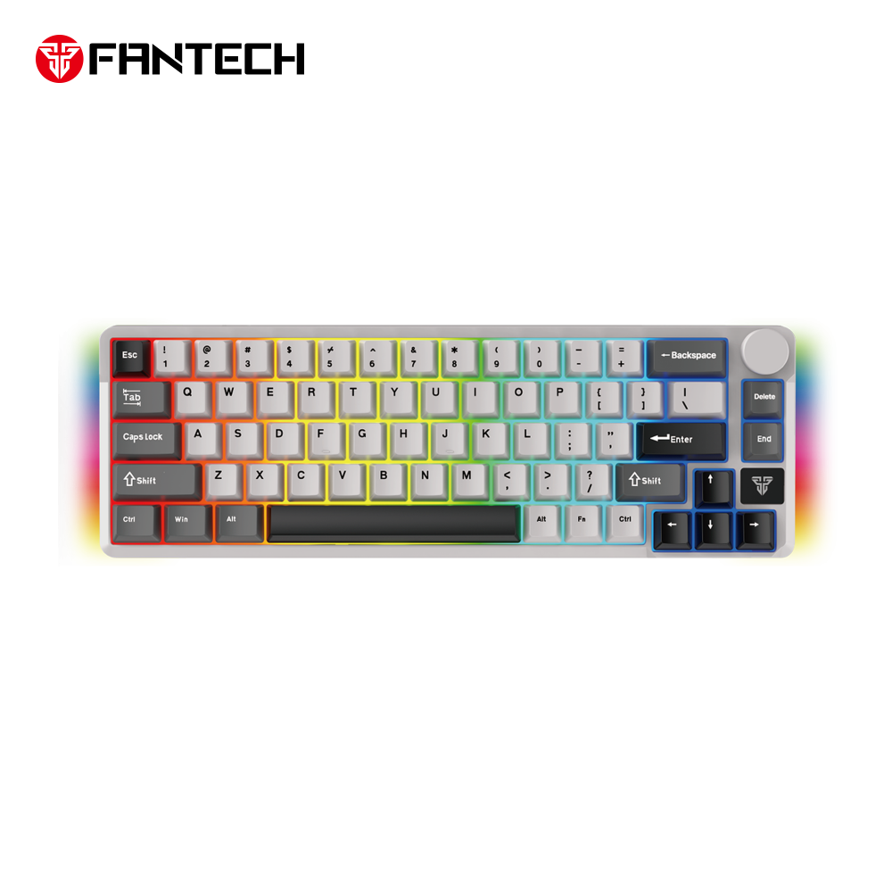 Tastatura Mehanicka Gaming Fantech MK919 Atom PRO66 siva (Blue switch)