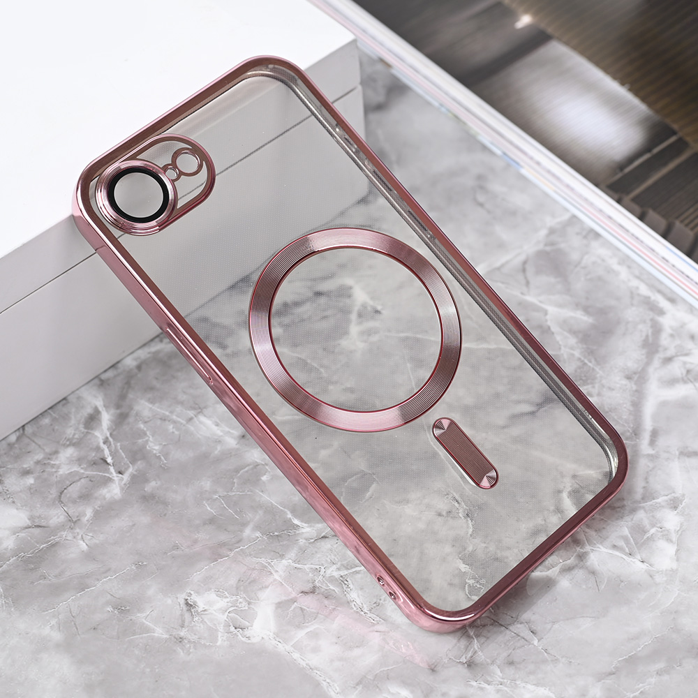 Torbica Magsafe Lux za iPhone 16e/17e roze