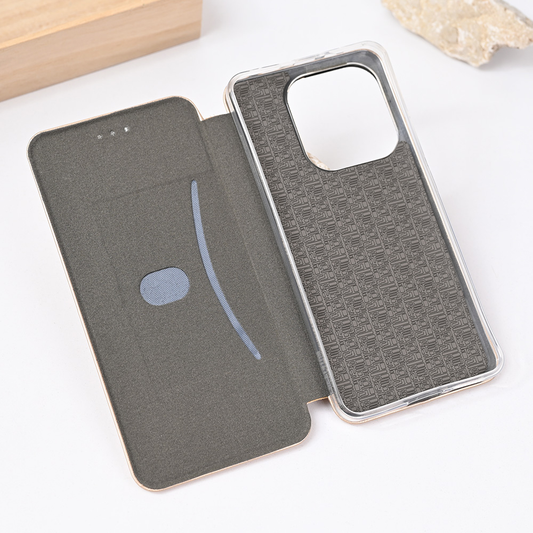 Torbica Teracell Flip Cover za Xiaomi Redmi Note 14 4G (SRB) zlatna
