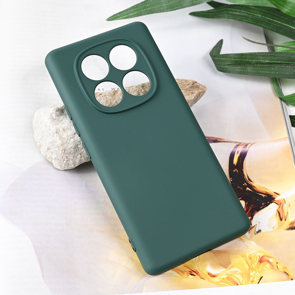 Torbica Teracell Soft Velvet za Xiaomi Redmi Note 14 Pro 4G (EU) tamno zelena