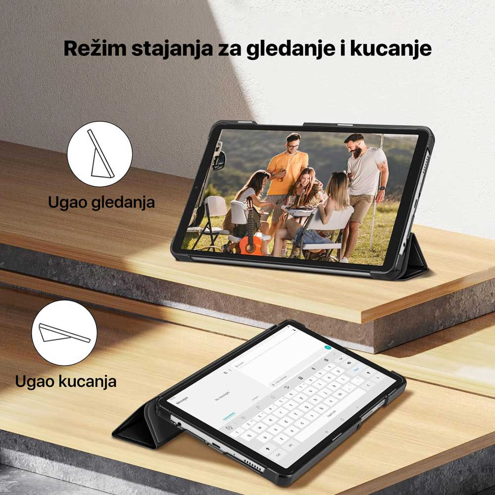 Torbica Ultra Slim za Samsung X110 Galaxy Tab A9 8.7 2023 crna