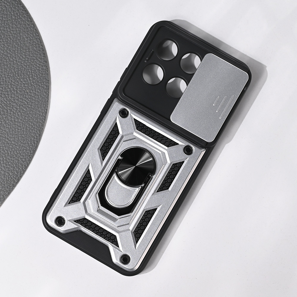 Torbica Hard Shield za Honor X8c srebrna