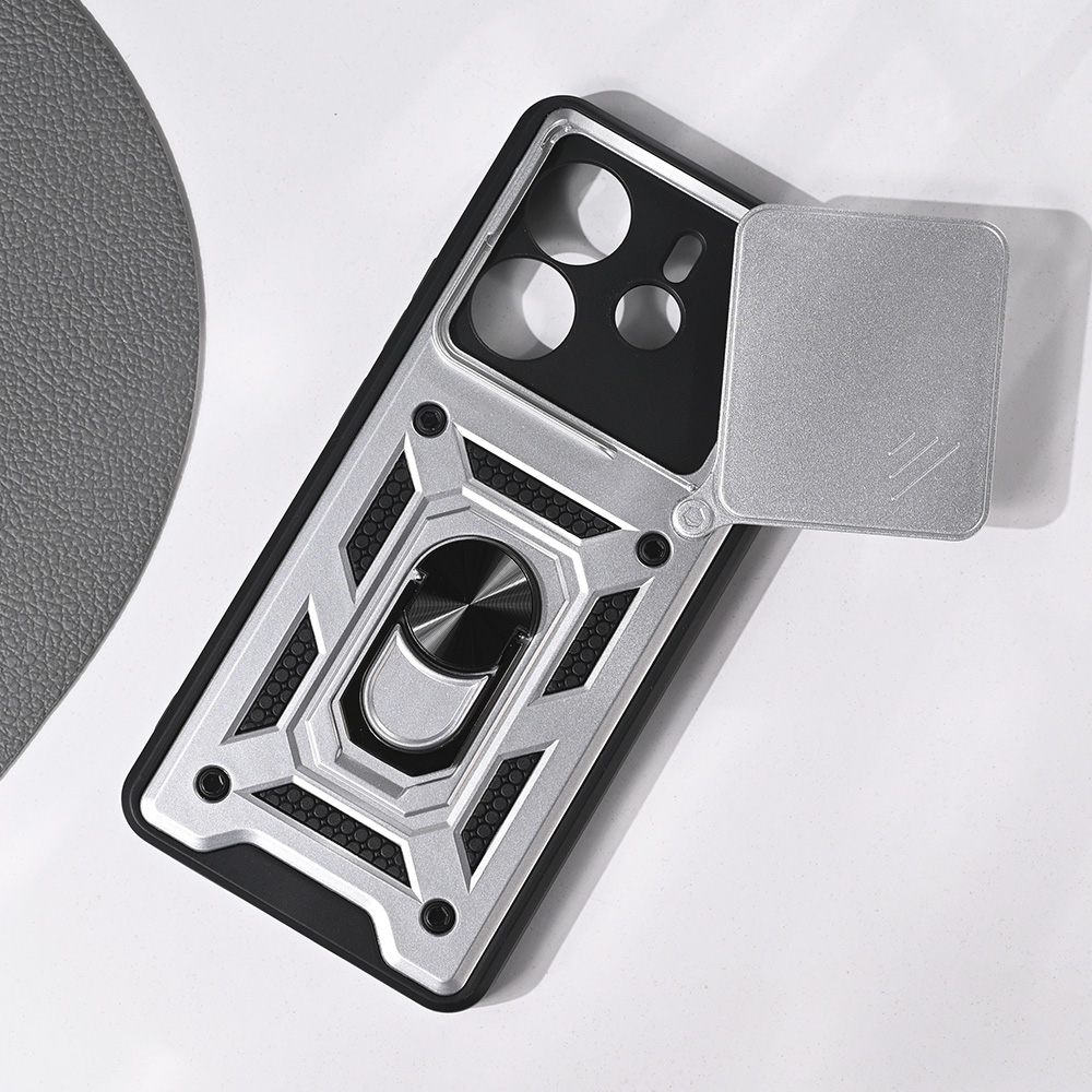 Torbica Hard Shield za Xiaomi Redmi Note 14 4G (SRB) srebrna