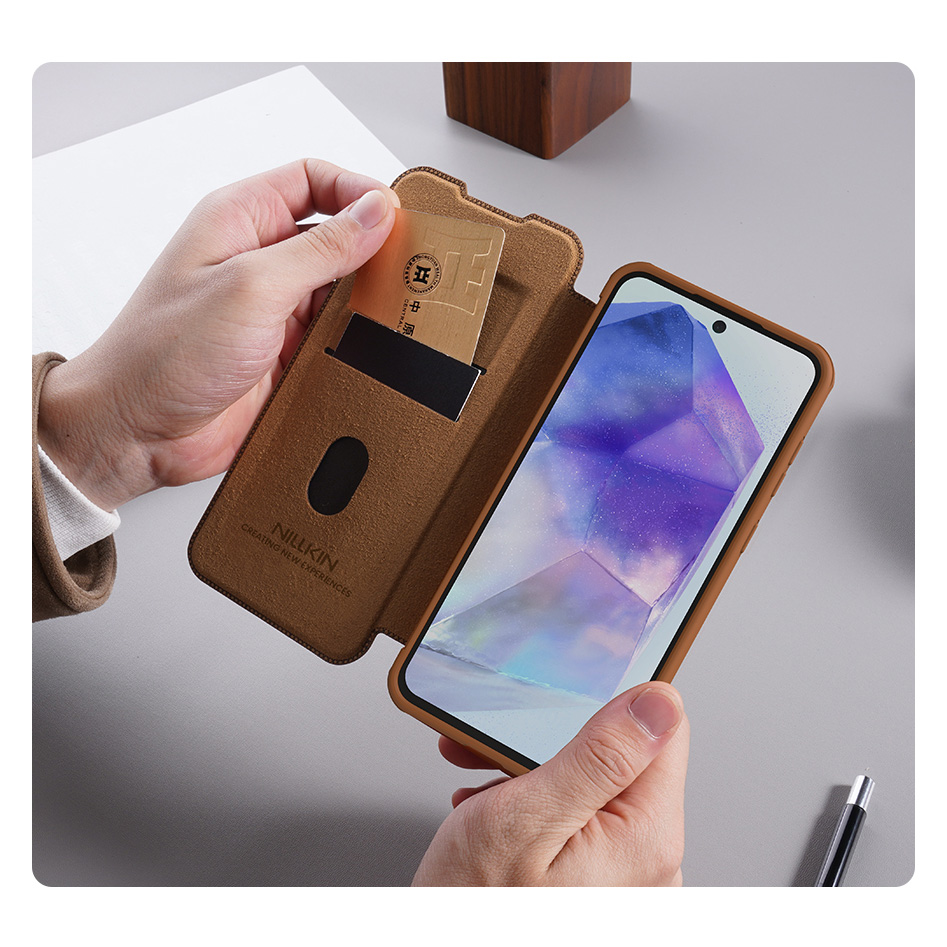 Torbica Nillkin Qin Pro za Samsung A566B Galaxy A56 5G crna