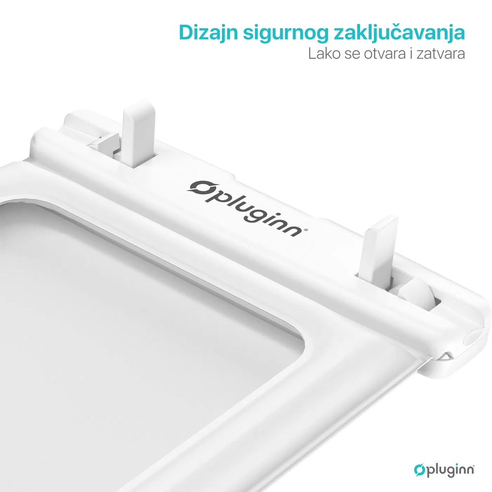 Vodootporna torbica Pluginn 7.2" bela