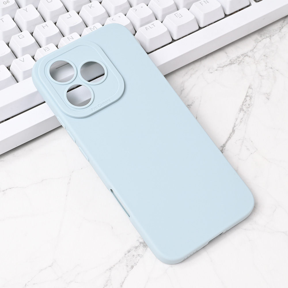 Torbica Silikon Pro Camera za Honor 400 Lite svetlo plava