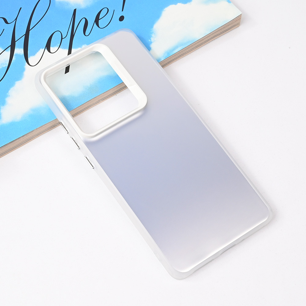 Torbica Clear za Xiaomi Redmi Note 14s srebrna