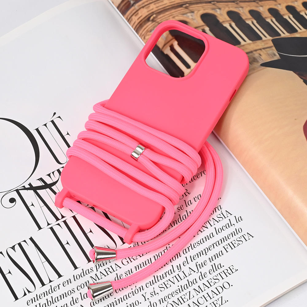 Torbica Crossbody za iPhone 13 Pro 6.1 pink