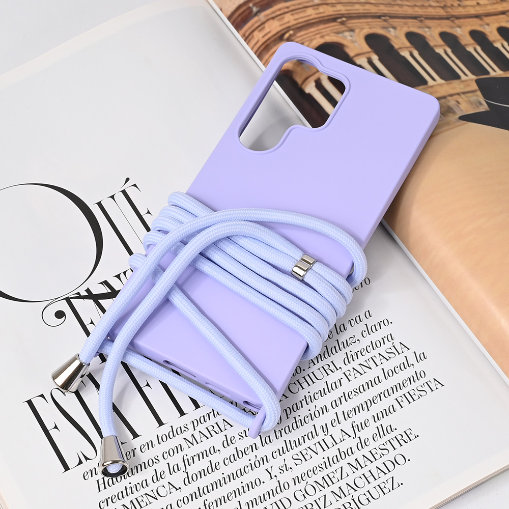 Torbica Crossbody za Samsung S938B Galaxy S25 Ultra ljubicasta