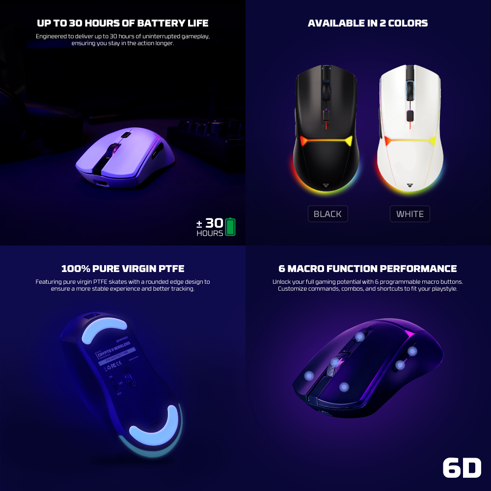 Mis Wireless Gaming Fantech WG7V2 Crypto II beli