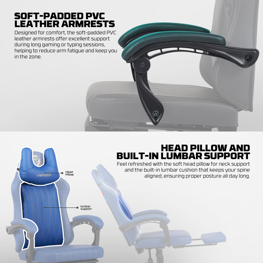 Stolica Gaming Fantech GC193 crna