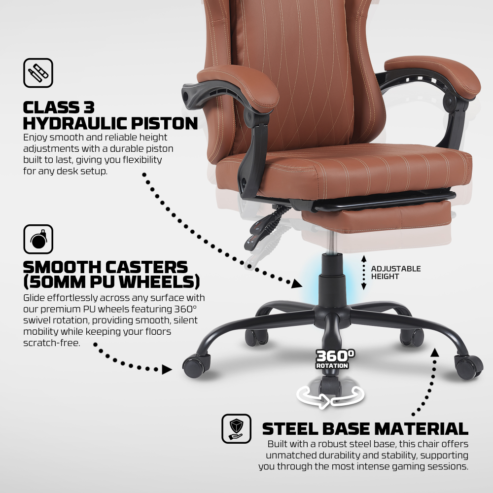 Stolica Gaming Fantech GC193 crna