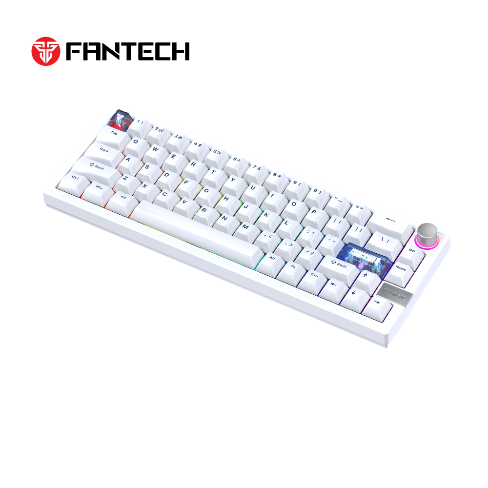 Tastatura Mehanicka Gaming Fantech MK920 RGB Maxfit 6 Wireless bela (Brown switch)