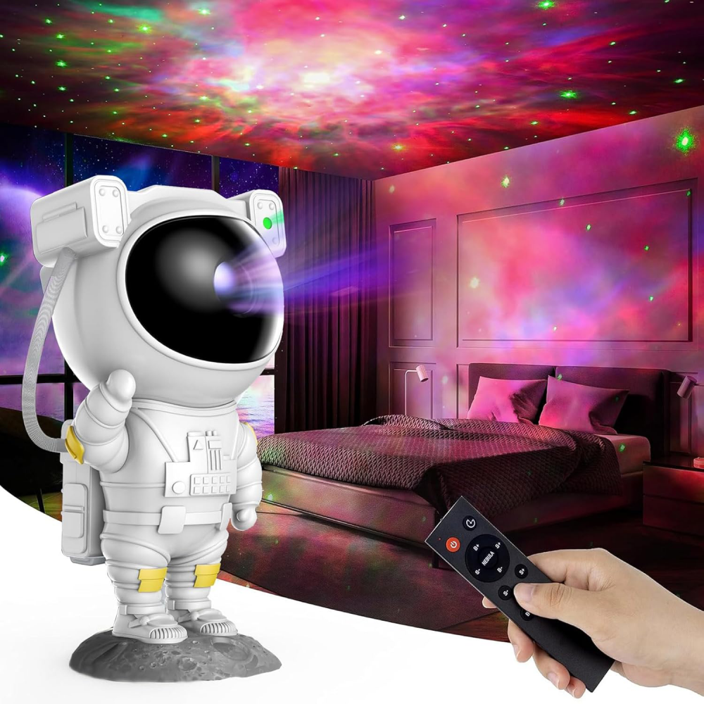 Astronaut projektor lampa M18 JWD bela