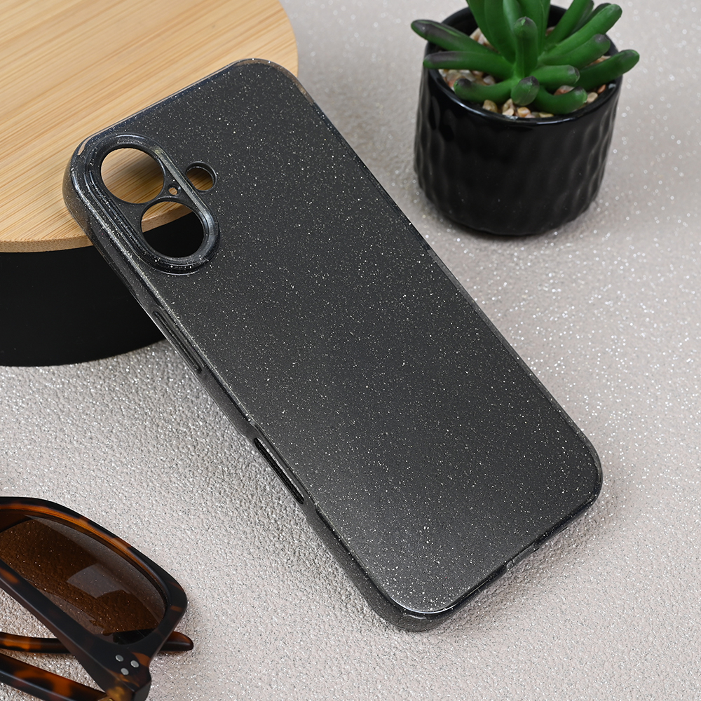 Torbica Sparkle Dust za iPhone 16 6.1 siva