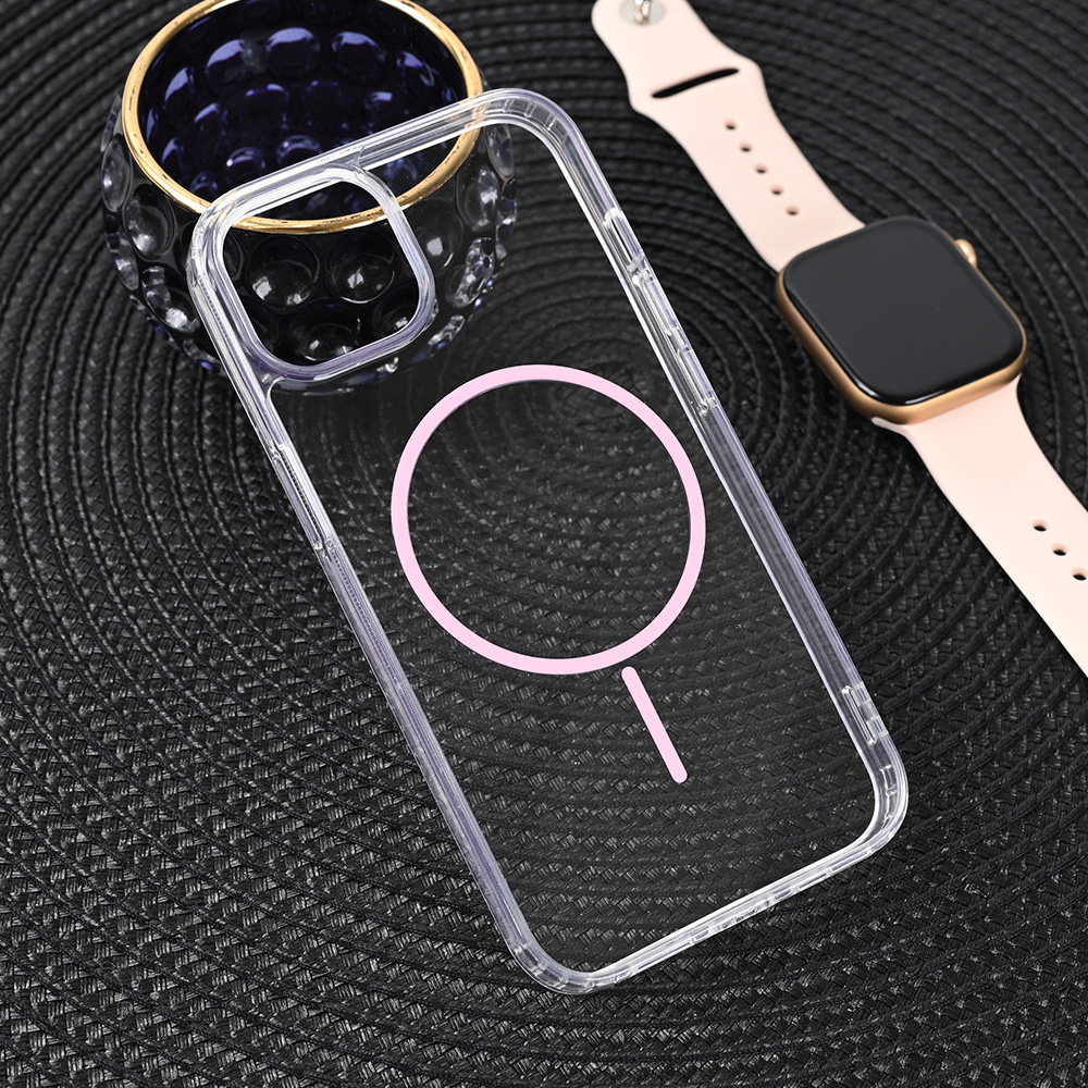 Torbica Magsafe Color Line za iPhone 13/14 6.1 roze