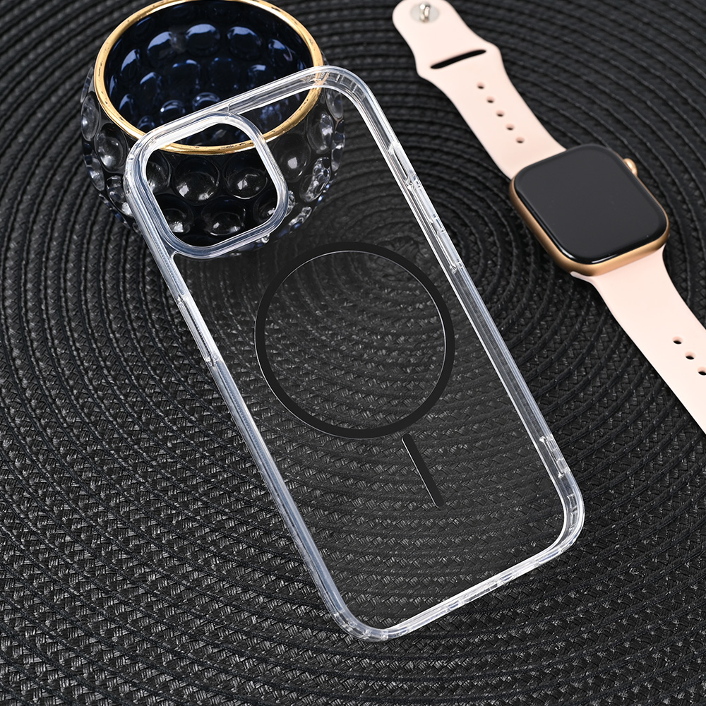 Torbica Magsafe Color Line za iPhone 15 6.1 crna