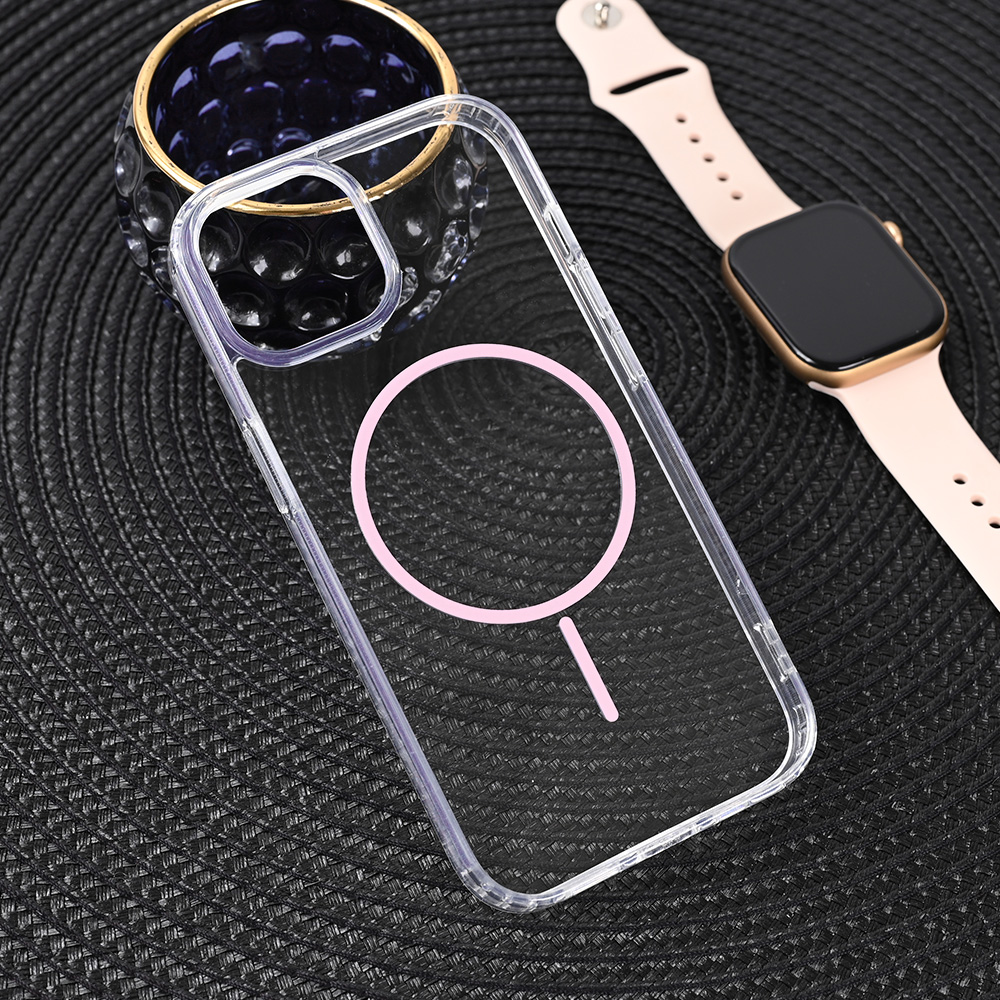 Torbica Magsafe Color Line za iPhone 15 6.1 roze