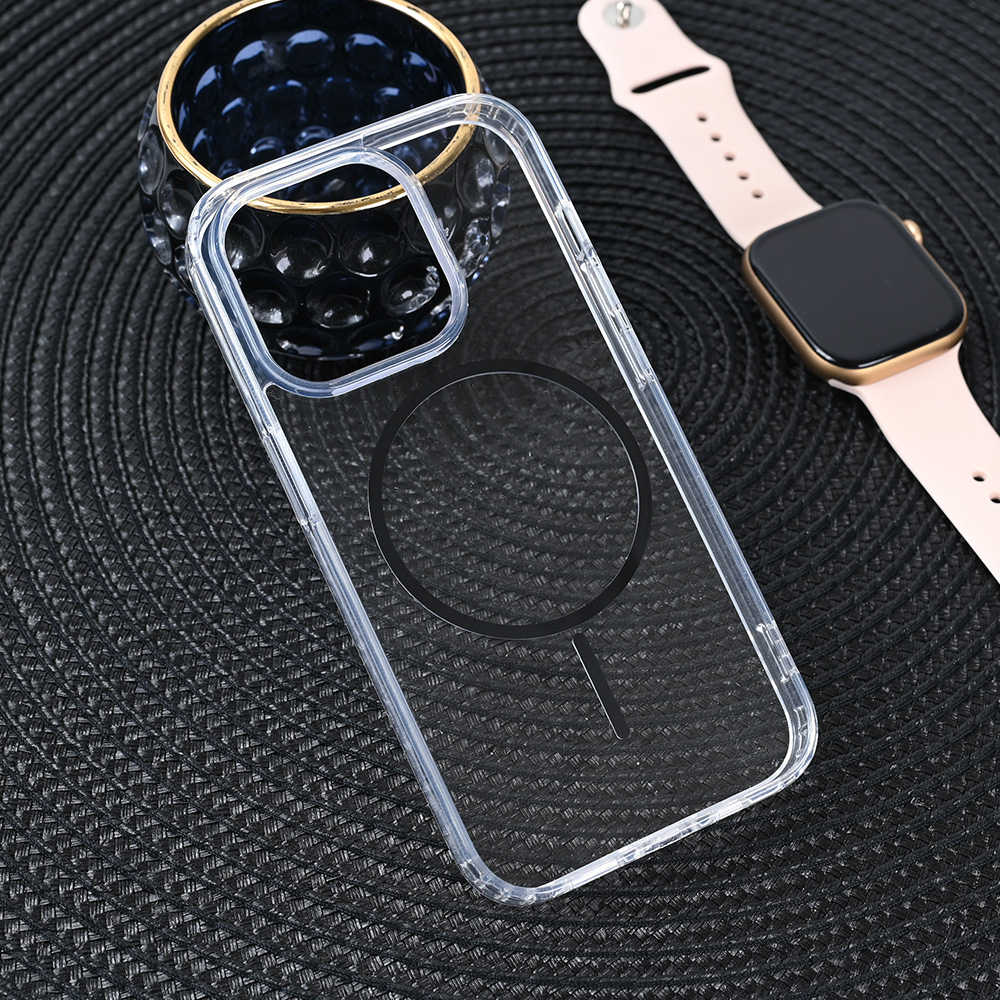 Torbica Magsafe Color Line za iPhone 15 Pro 6.1 crna