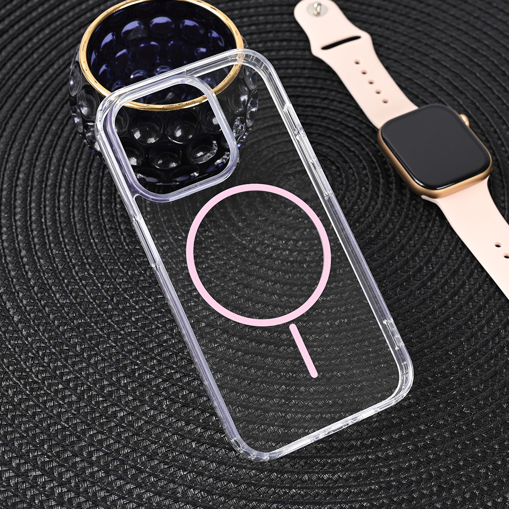 Torbica Magsafe Color Line za iPhone 15 Pro 6.1 roze