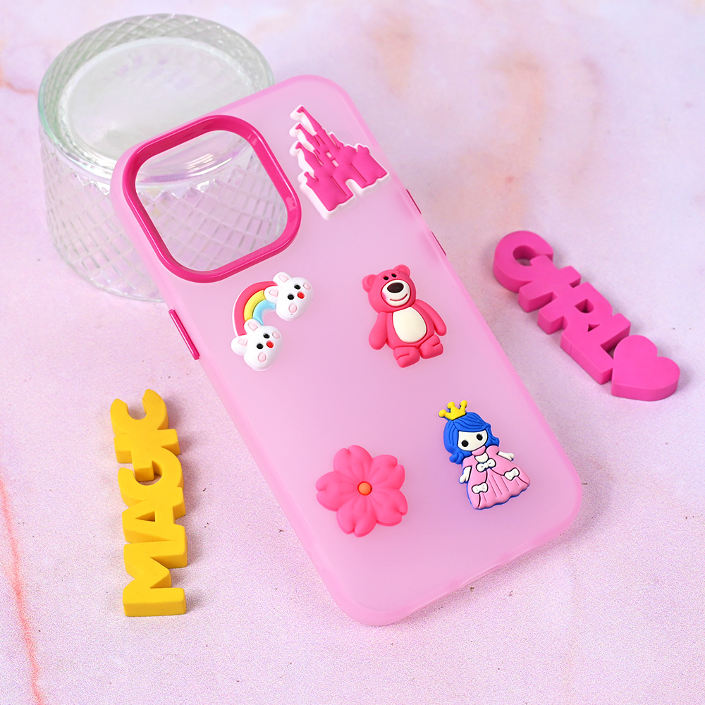 Torbica Cute za iPhone 13 Pro 6.1 pink